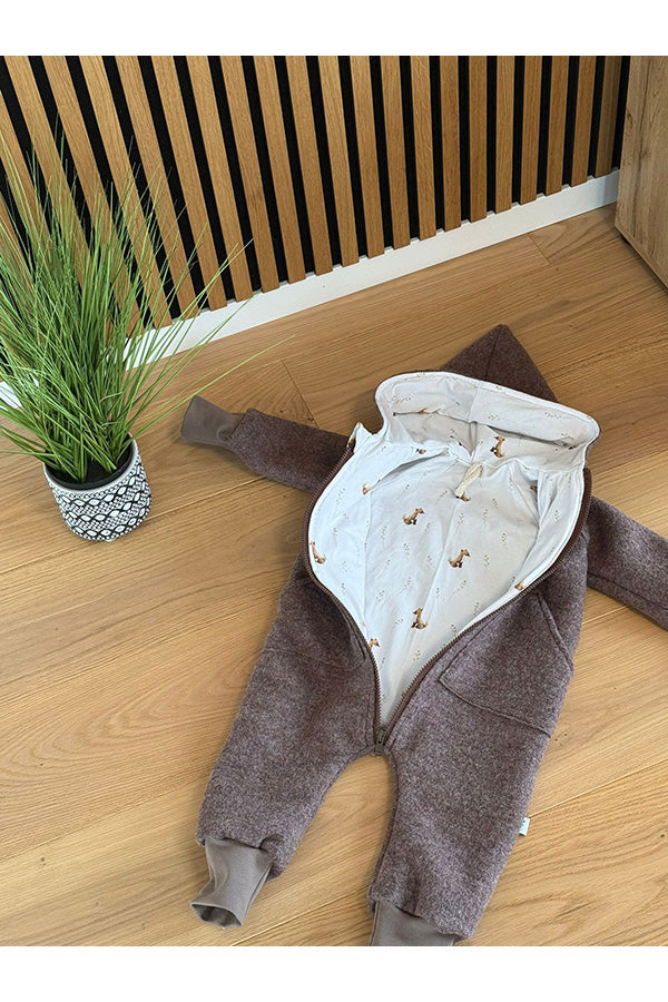 Walkoverall Braun/Fuchs 56-68