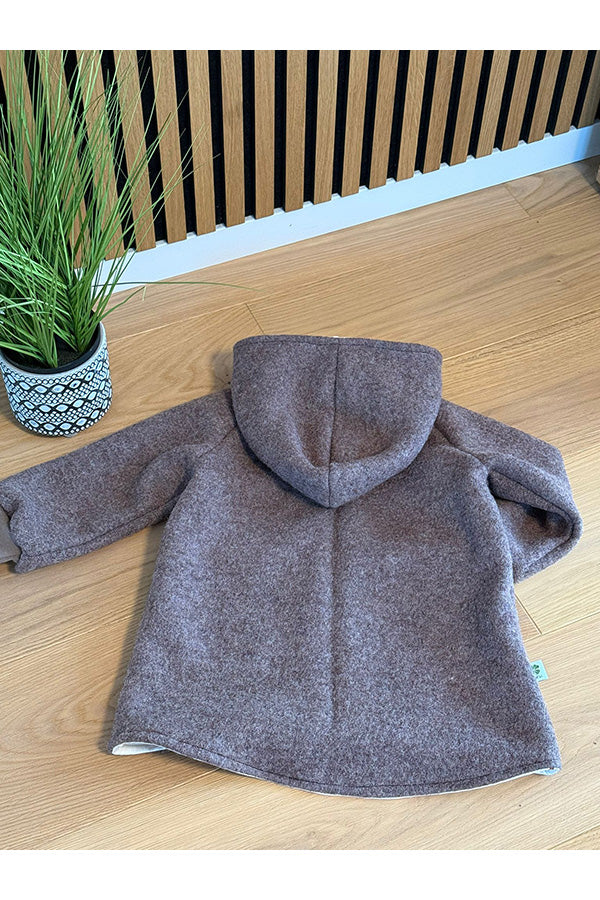 Walkjacke braun/floral 92-104