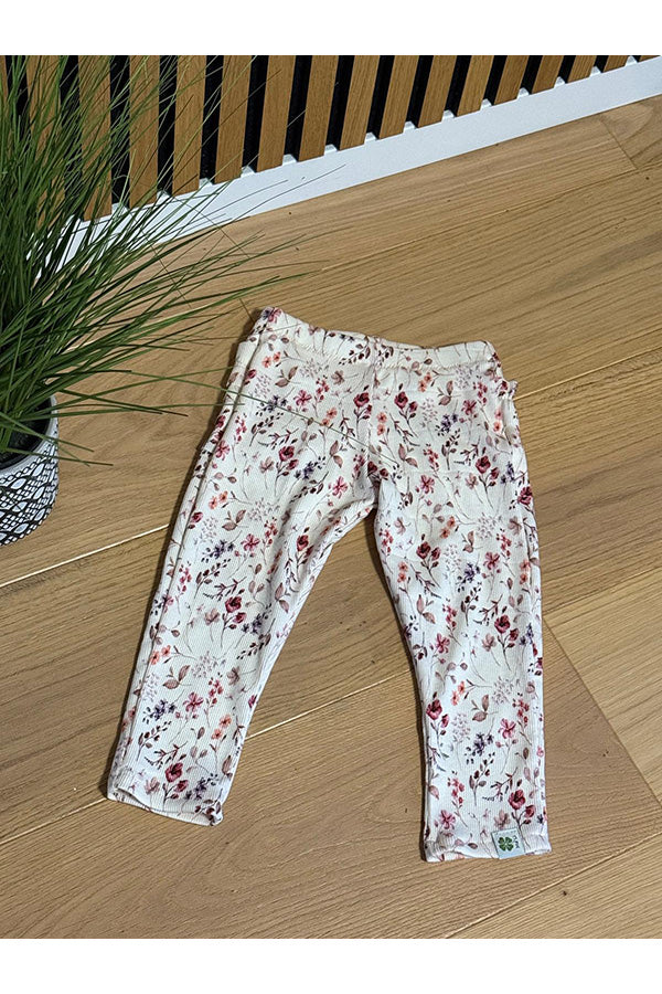 Leggins mit gerafften Rüschen