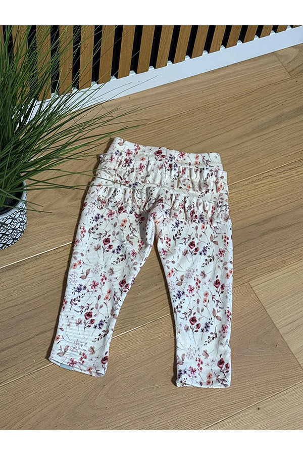 Leggins mit gerafften Rüschen