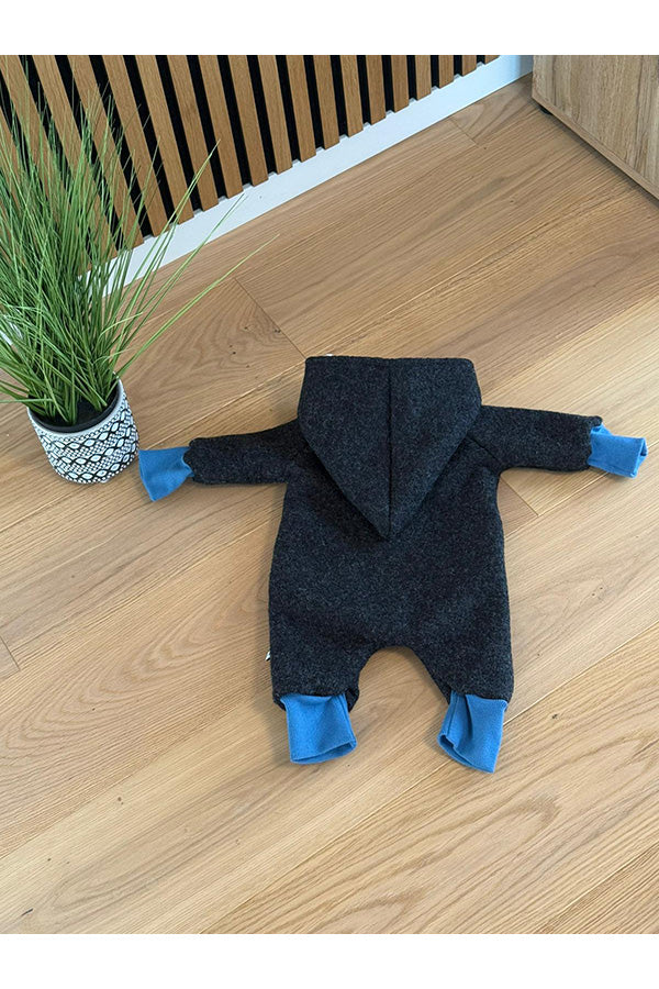 Walkoverall anthrazit/Heißluftballon 56-68