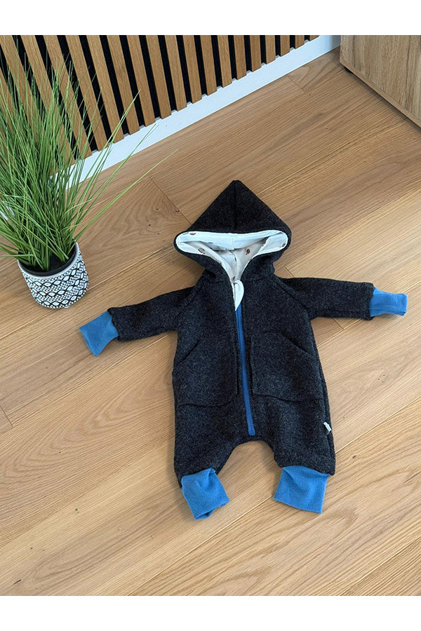 Walkoverall anthrazit/Heißluftballon 56-68